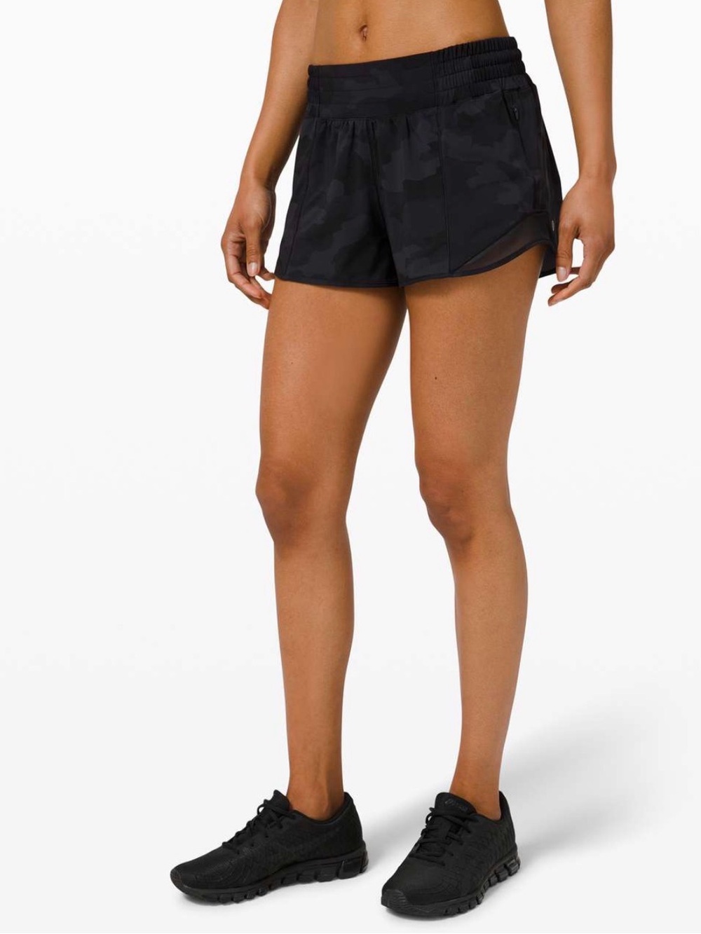 lululemon athletica Black Camo Hot Shorts
